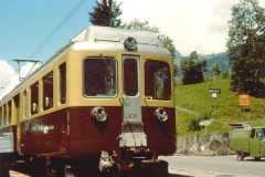BOB (Berner Oberalnd Bahn), Grindelwald, June 1977